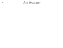 Tablet Screenshot of joelgamoran.com